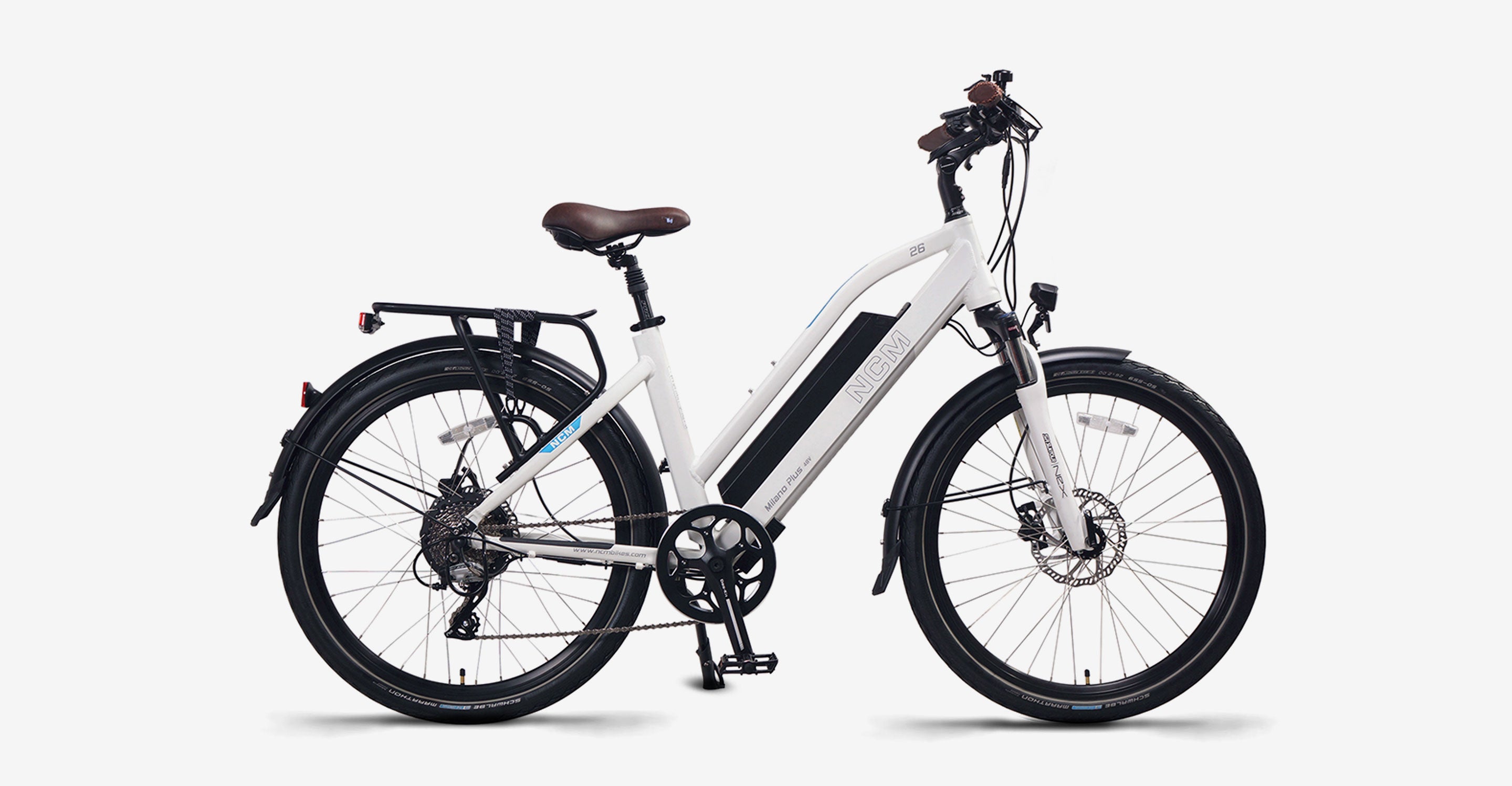 ncm milano plus urban e-trekking e-bike 48v 16ah 768wh NCM Milano Plus – LEONCYCLE US