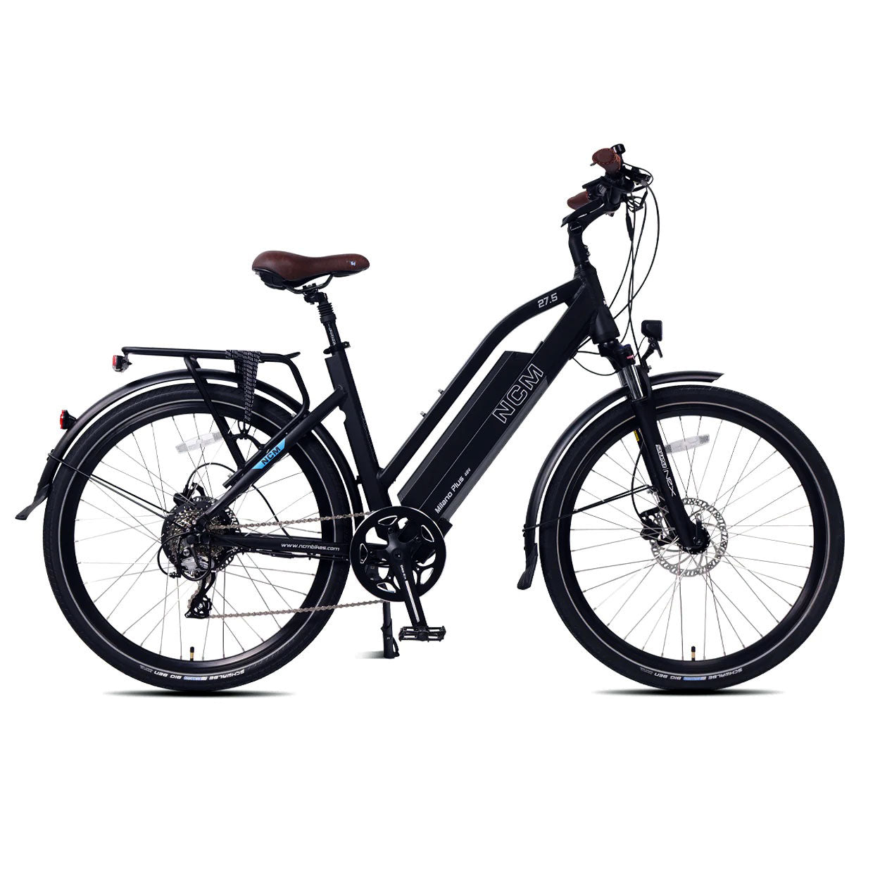 ncm milano plus urban e-trekking e-bike NCM Milano Plus – LEONCYCLE US